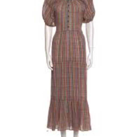 THE GREAT. Dresses & Skirts - The Great Plaid Maxi Dress